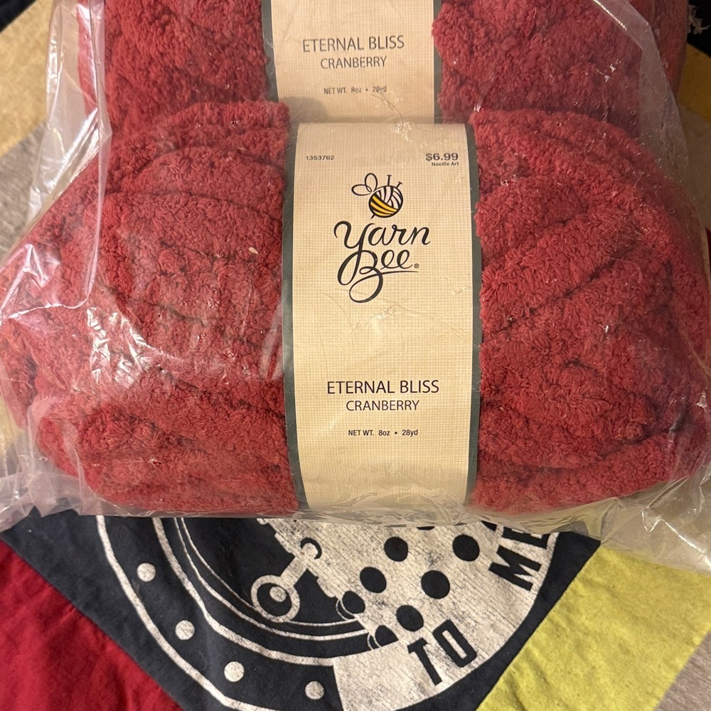 YARN BEE Eternal Bliss “Cranberry” Yarn